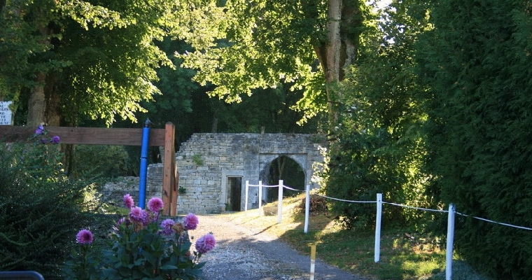 Entrée du château de Lafauche